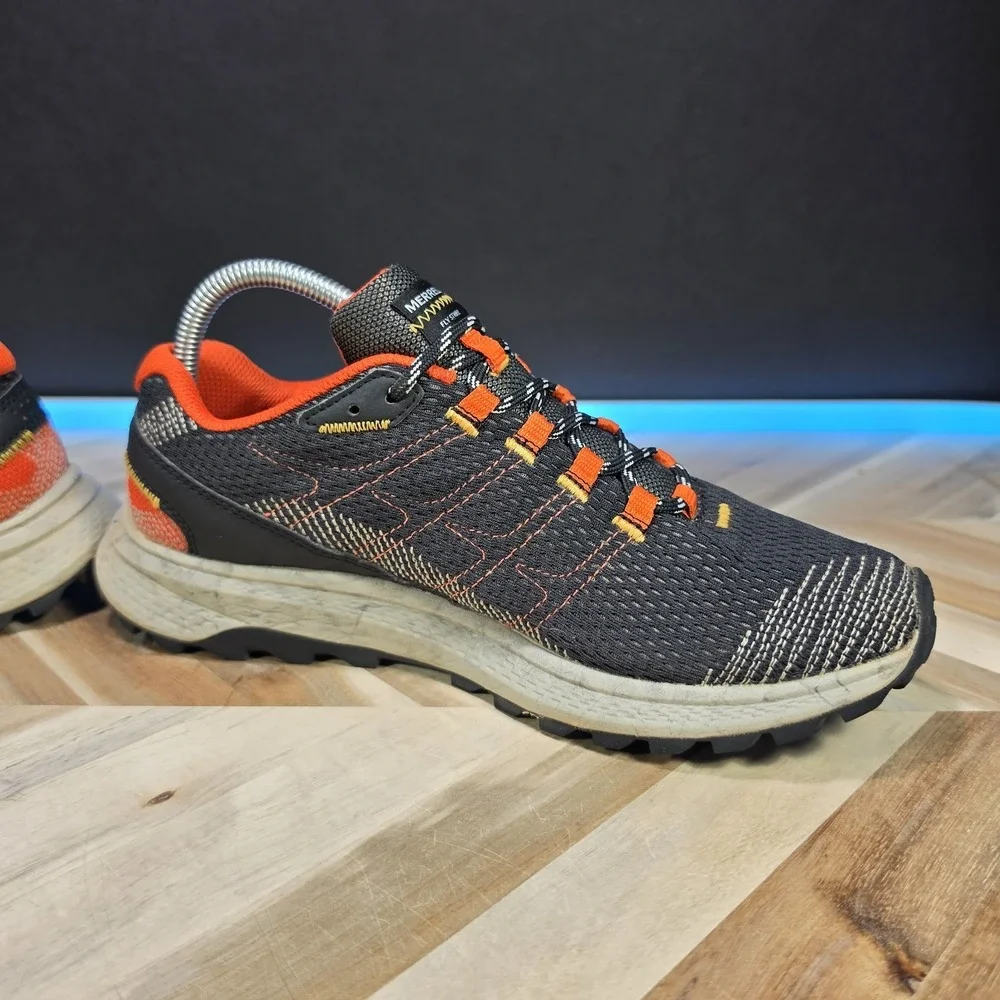 Merrell Fly Strike Shoes Mens Size 8.5 Black Trail Running Sneakers J067377